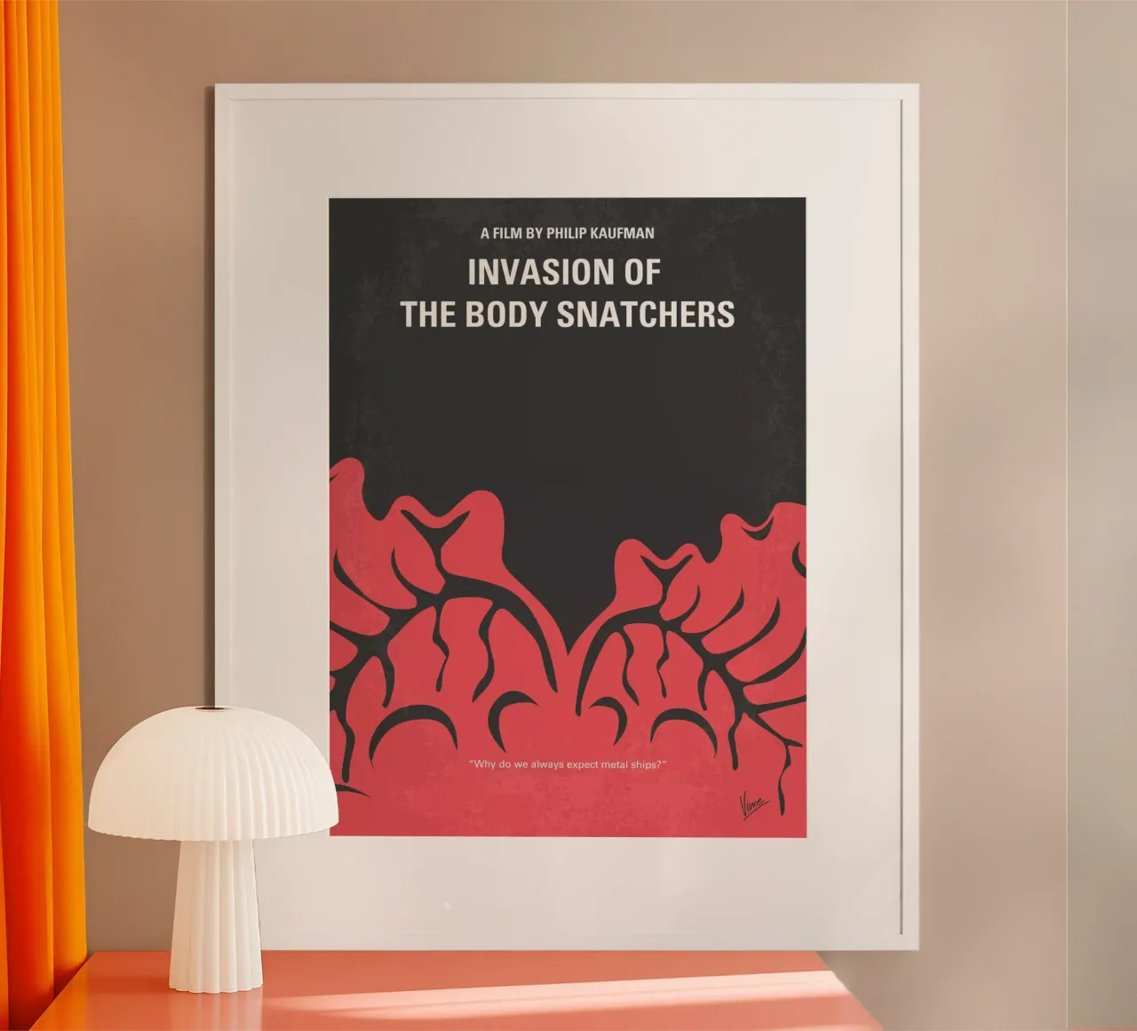 No374 My Invasion of the Body Snatchers minimal movie poster da Chungkong