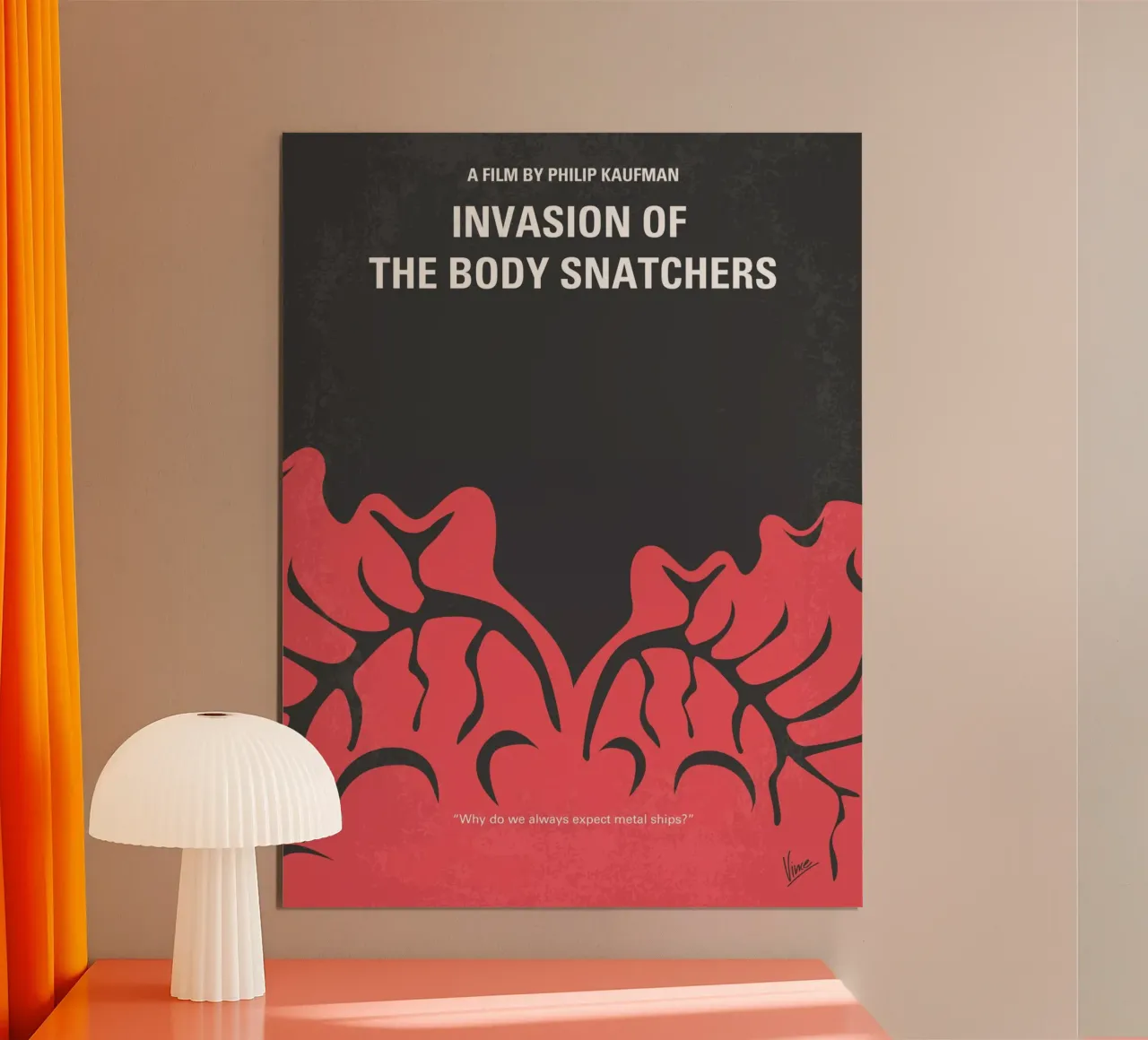 No374 My Invasion of the Body Snatchers minimal movie poster da Chungkong