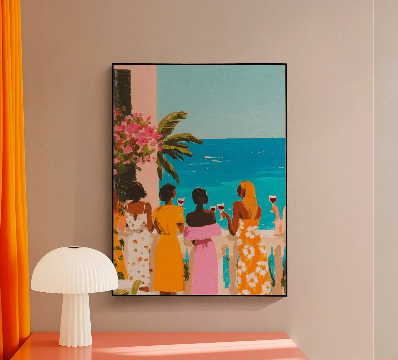 Monaco View acrylic glass by Boho House