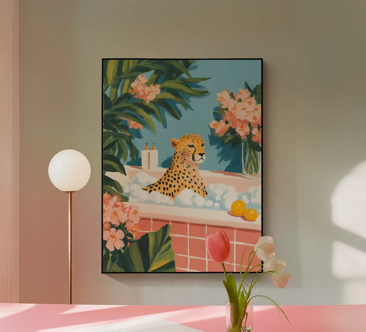 Bubble Bath Energy acrylic glass by Boho House