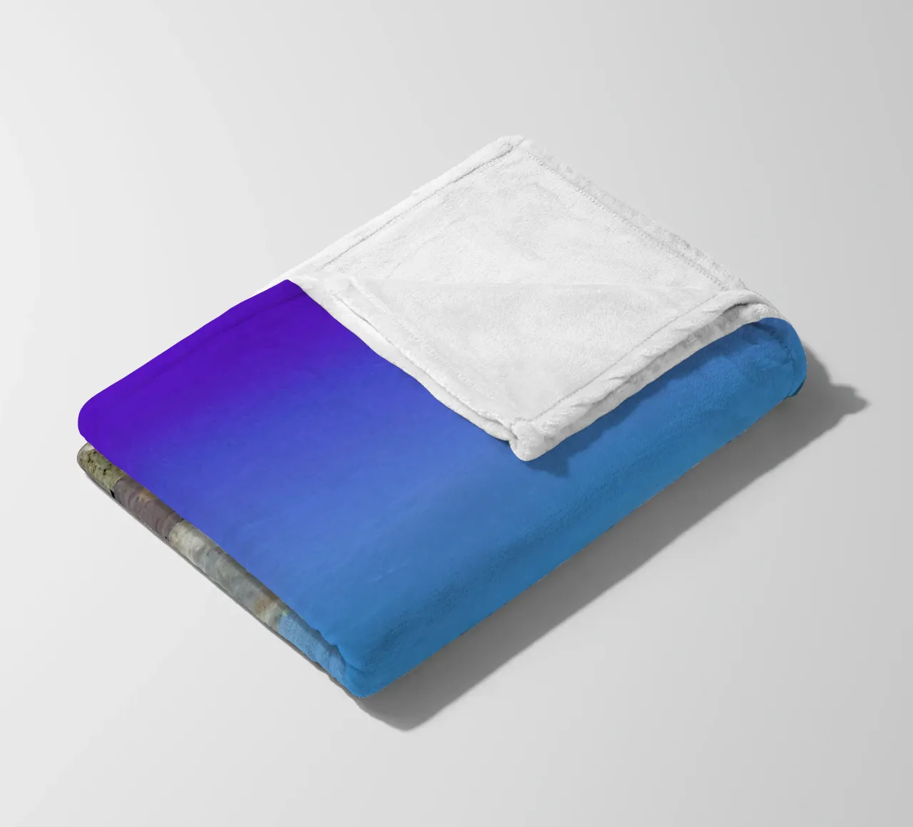 She Wanted To Be a Mermaid fleece blanket by Aysha Banos