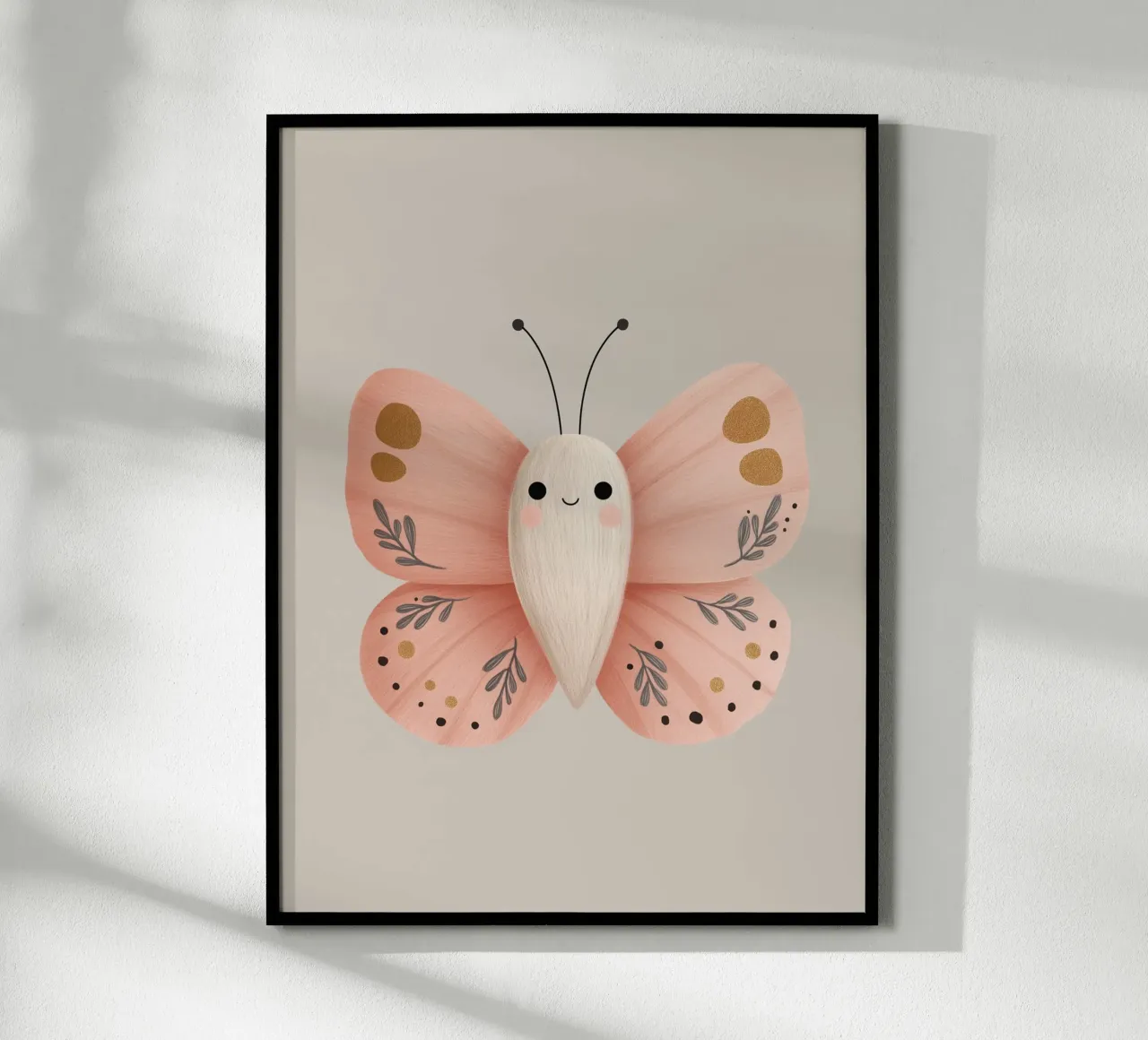 Farfalla Soft Blush poster da Lille Verden