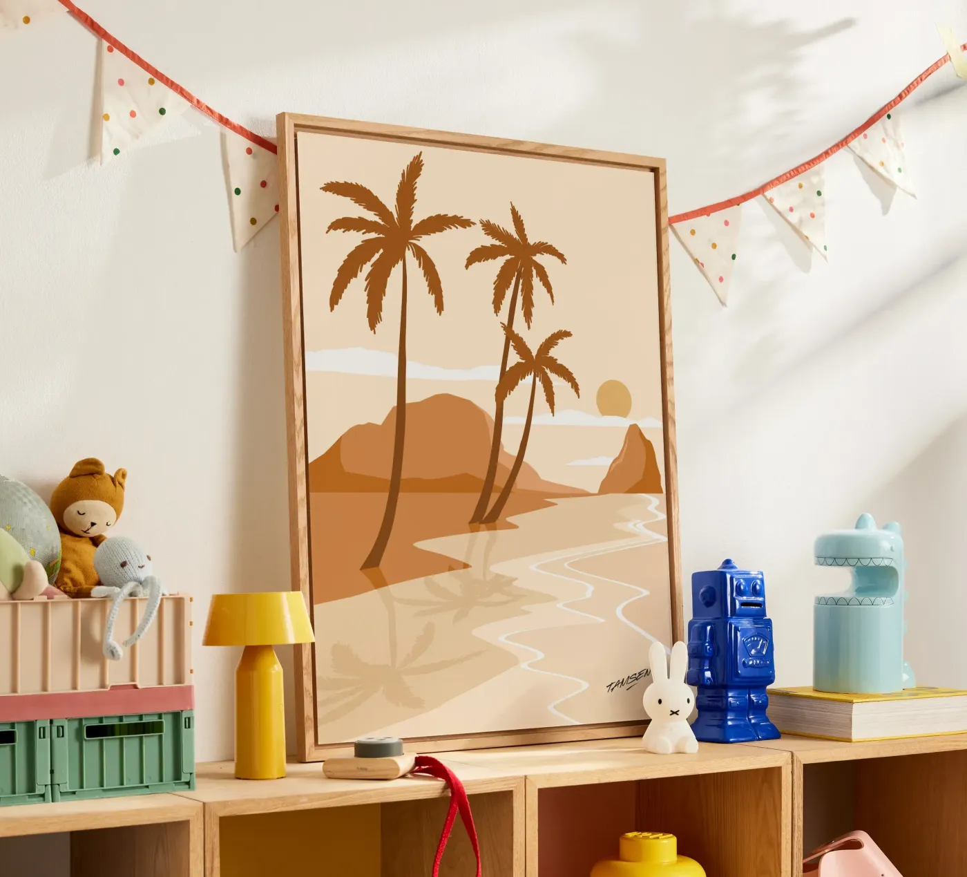 Verloren paradijs acryl van Tamsen Design