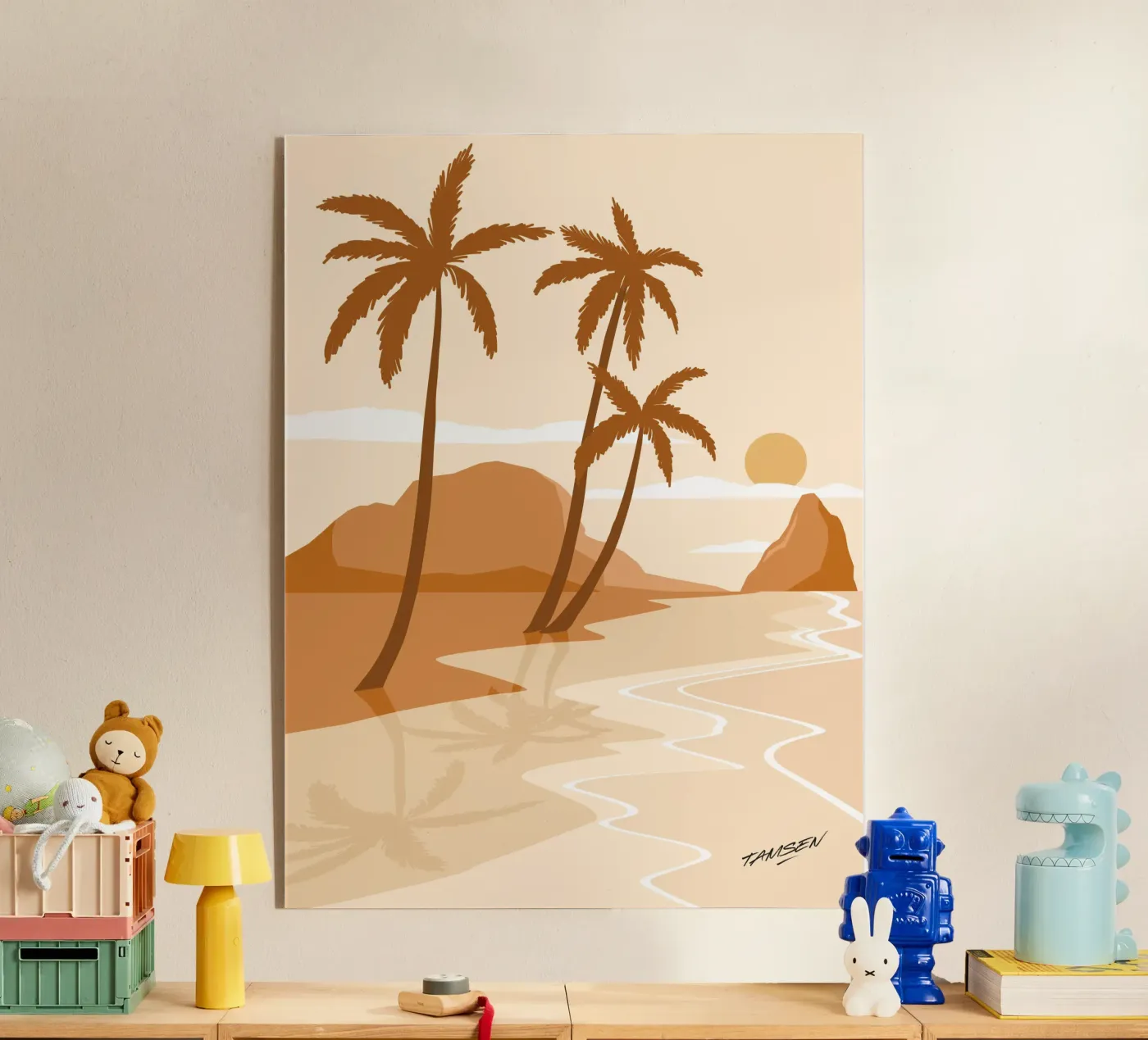 Verloren paradijs acryl van Tamsen Design