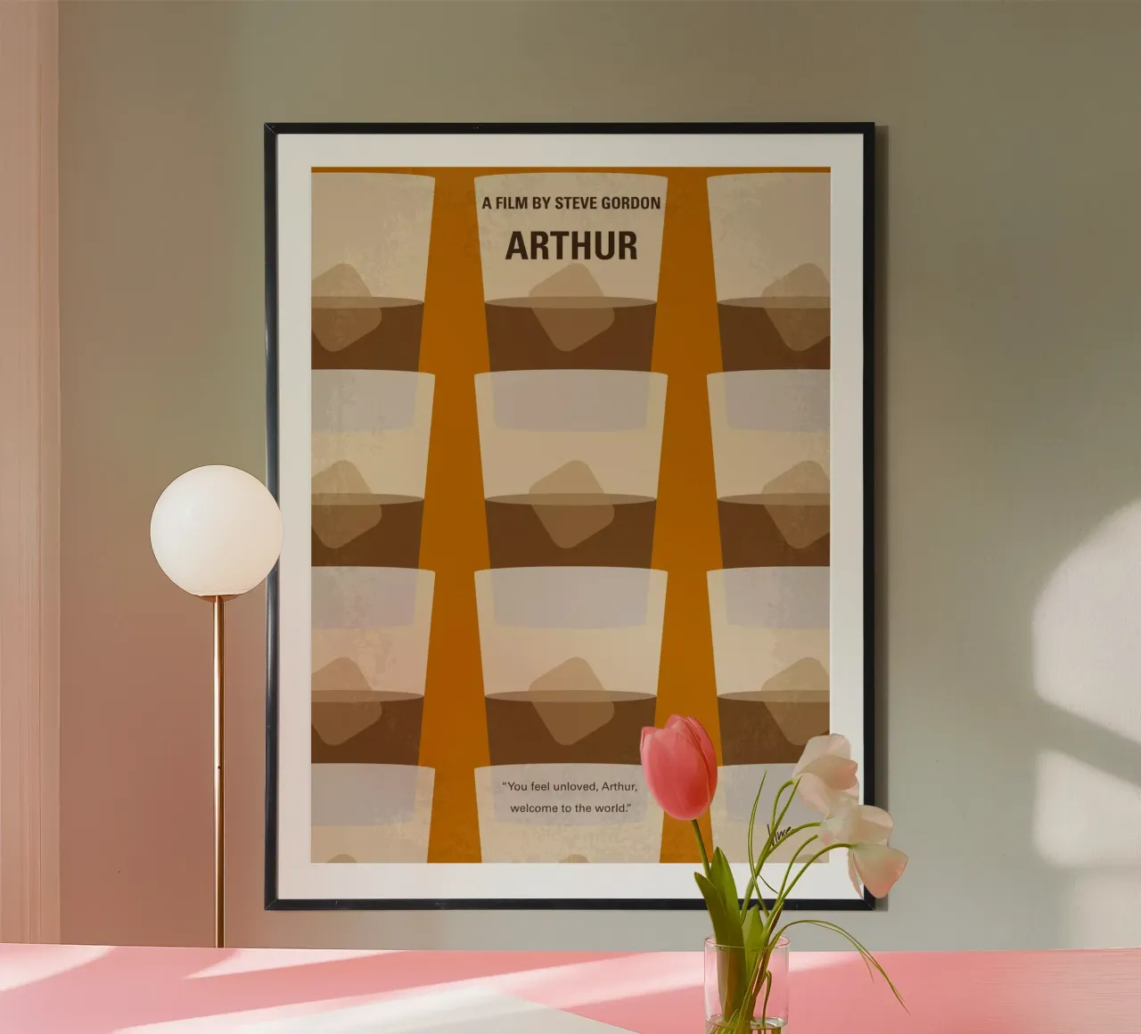 No383 My Arthur minimal movie poster poster da Chungkong