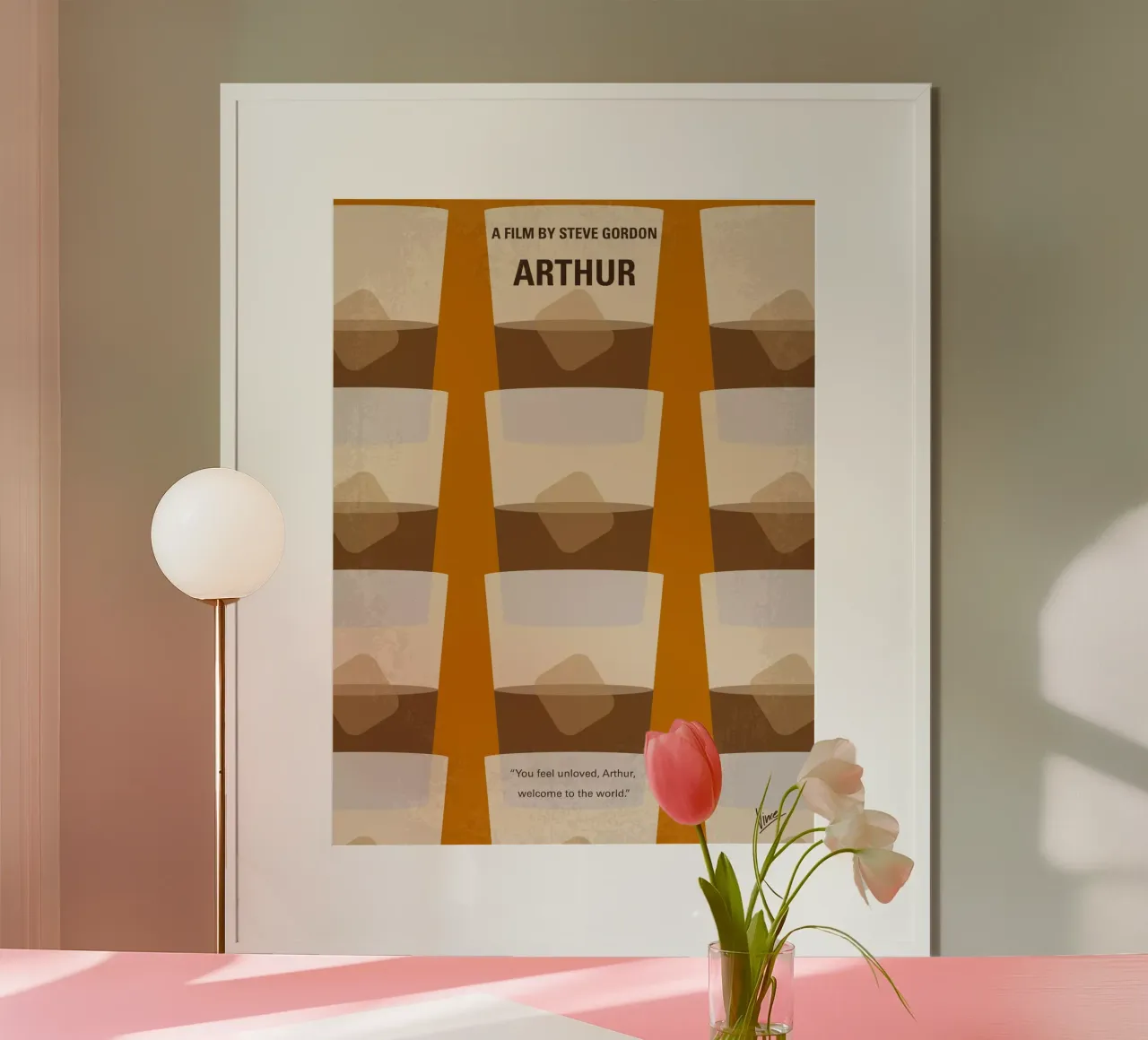 No383 My Arthur minimal movie poster poster da Chungkong