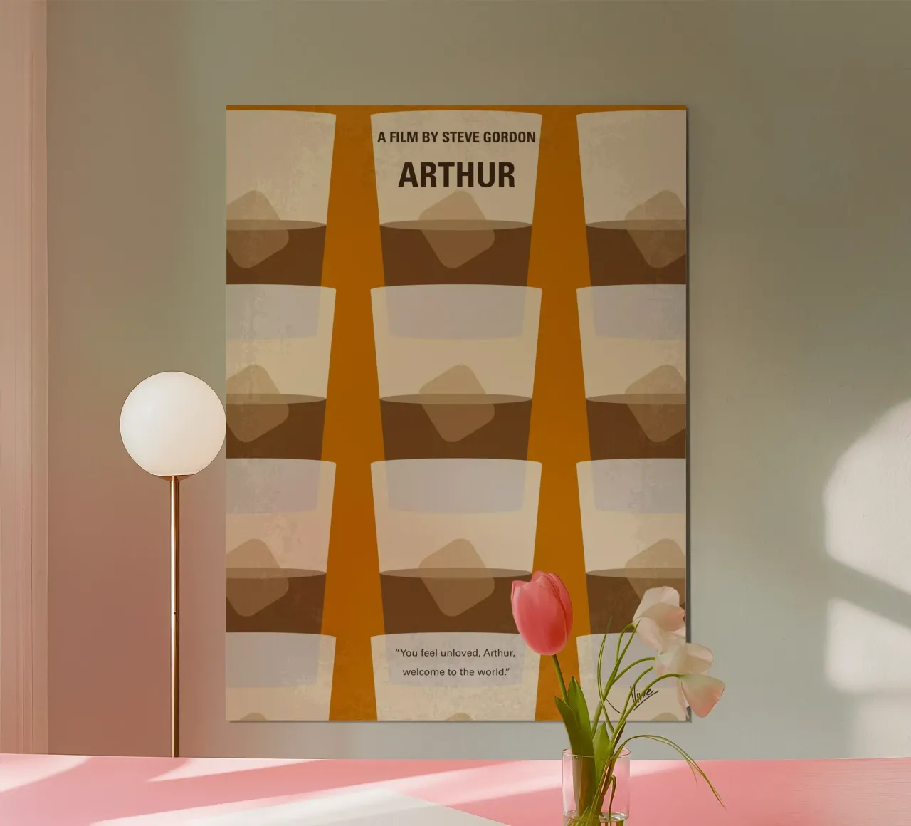 No383 My Arthur minimal movie poster poster da Chungkong
