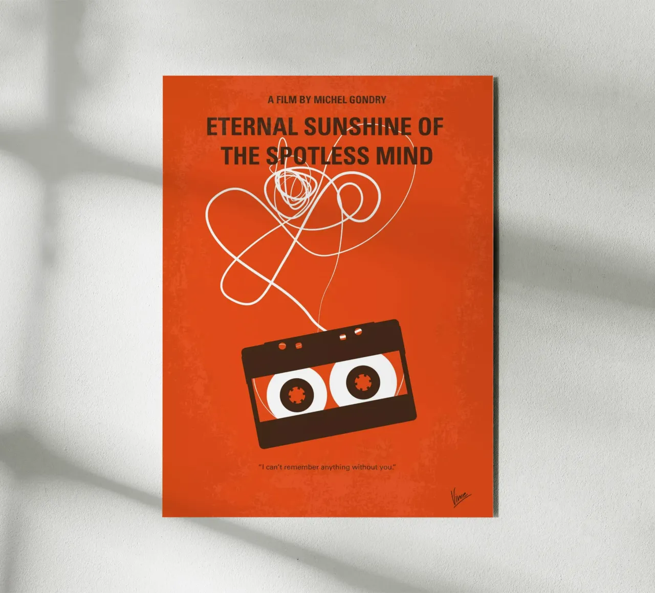 No384 My Eternal Sunshine of the Spotless Mind minimal movie pannello forex da Chungkong