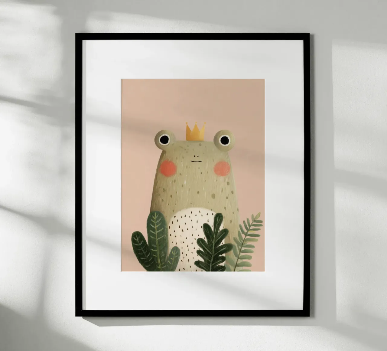 Frog King poster by Lille Verden