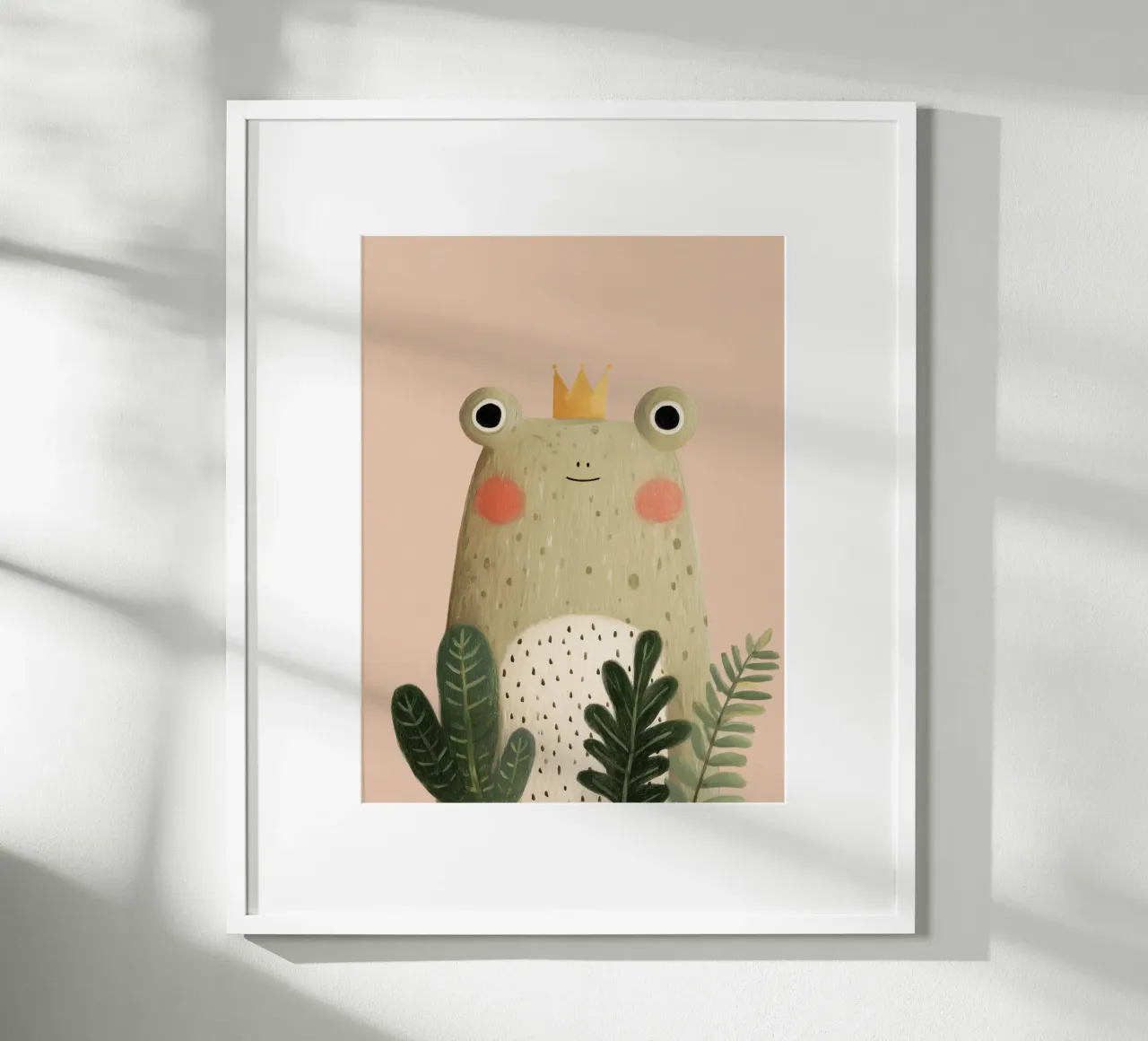 Frog King poster by Lille Verden