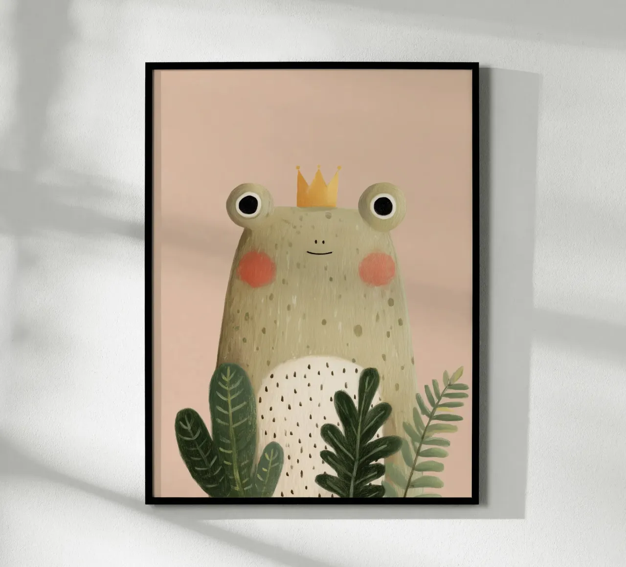 Frog King poster by Lille Verden