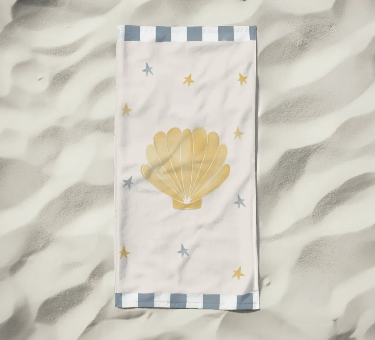 Yellow Seashell telo mare da Menina Lisboa