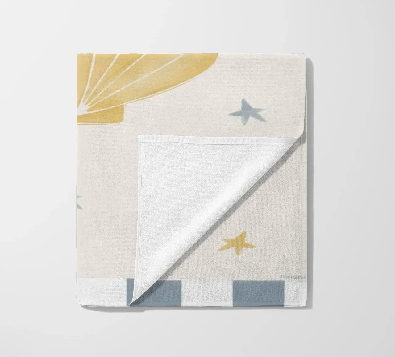 Yellow Seashell telo mare da Menina Lisboa