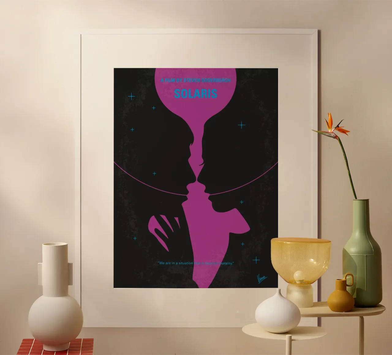 No385 My Solaris minimal movie poster poster da Chungkong