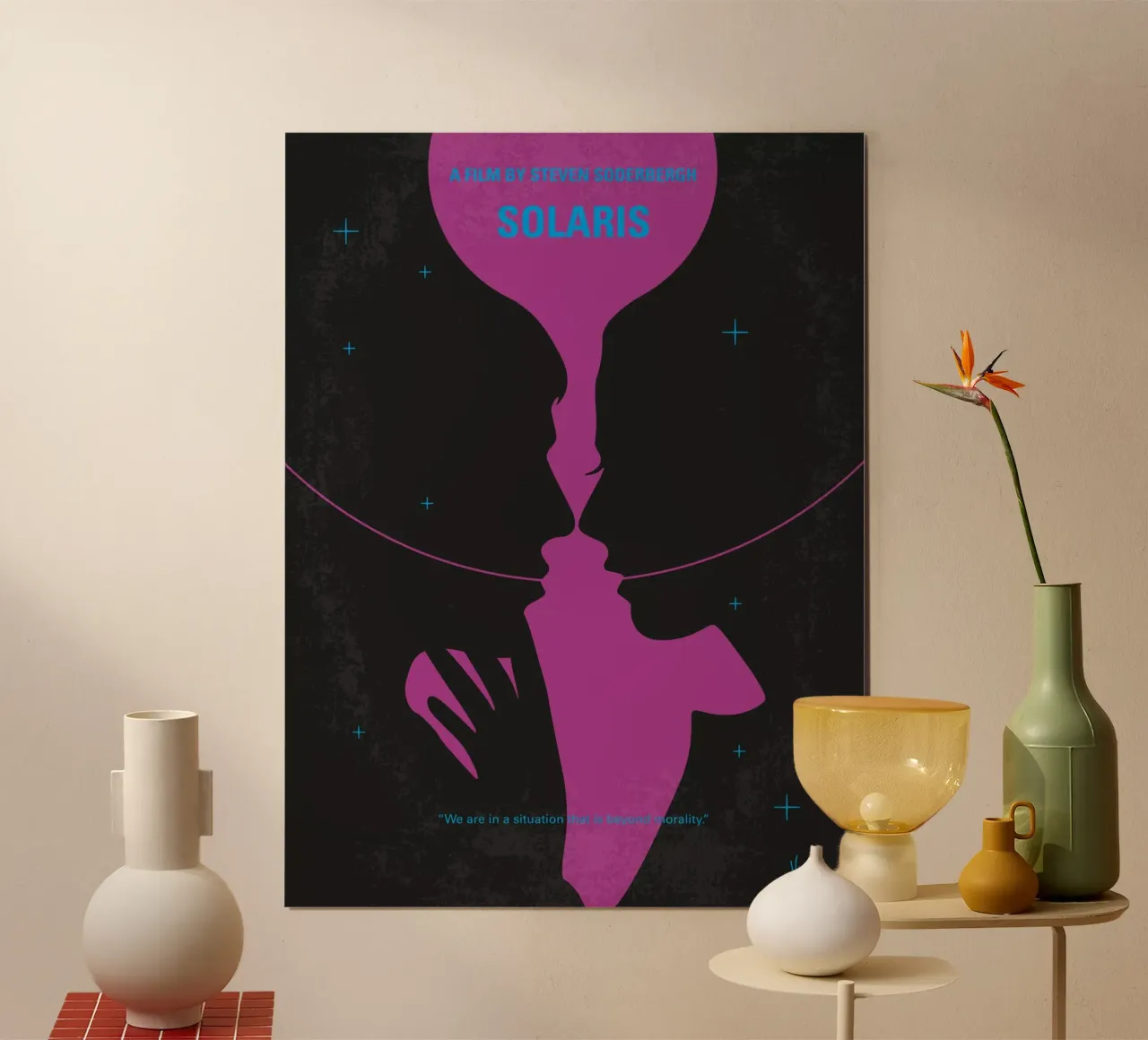 No385 My Solaris minimal movie poster poster da Chungkong
