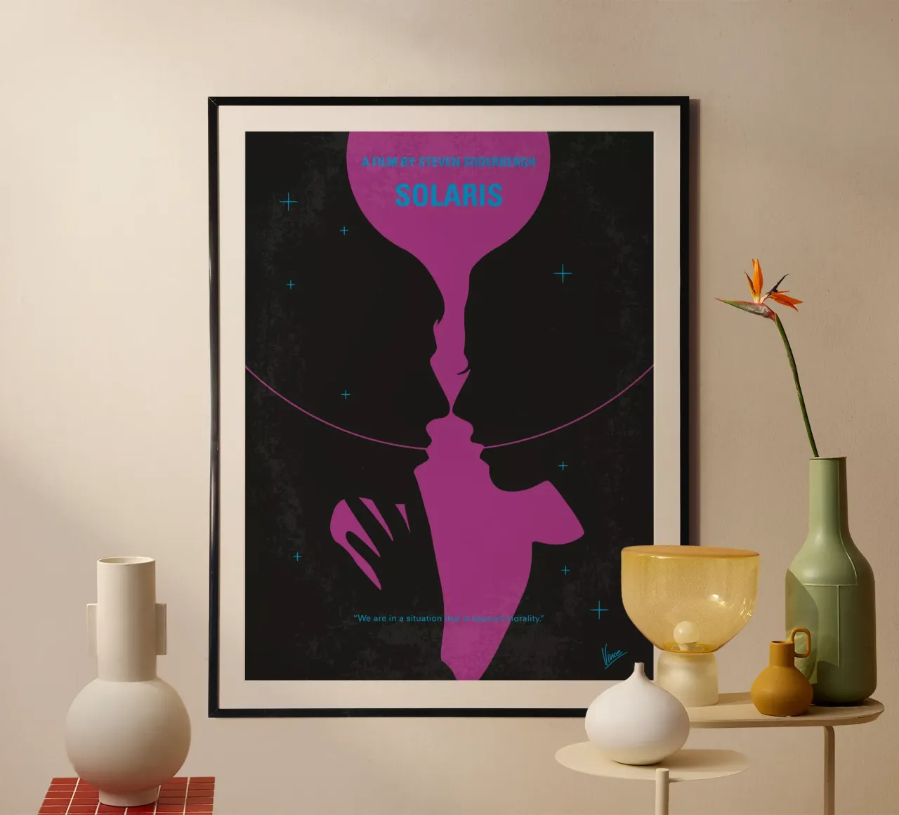 No385 My Solaris minimal movie poster poster da Chungkong