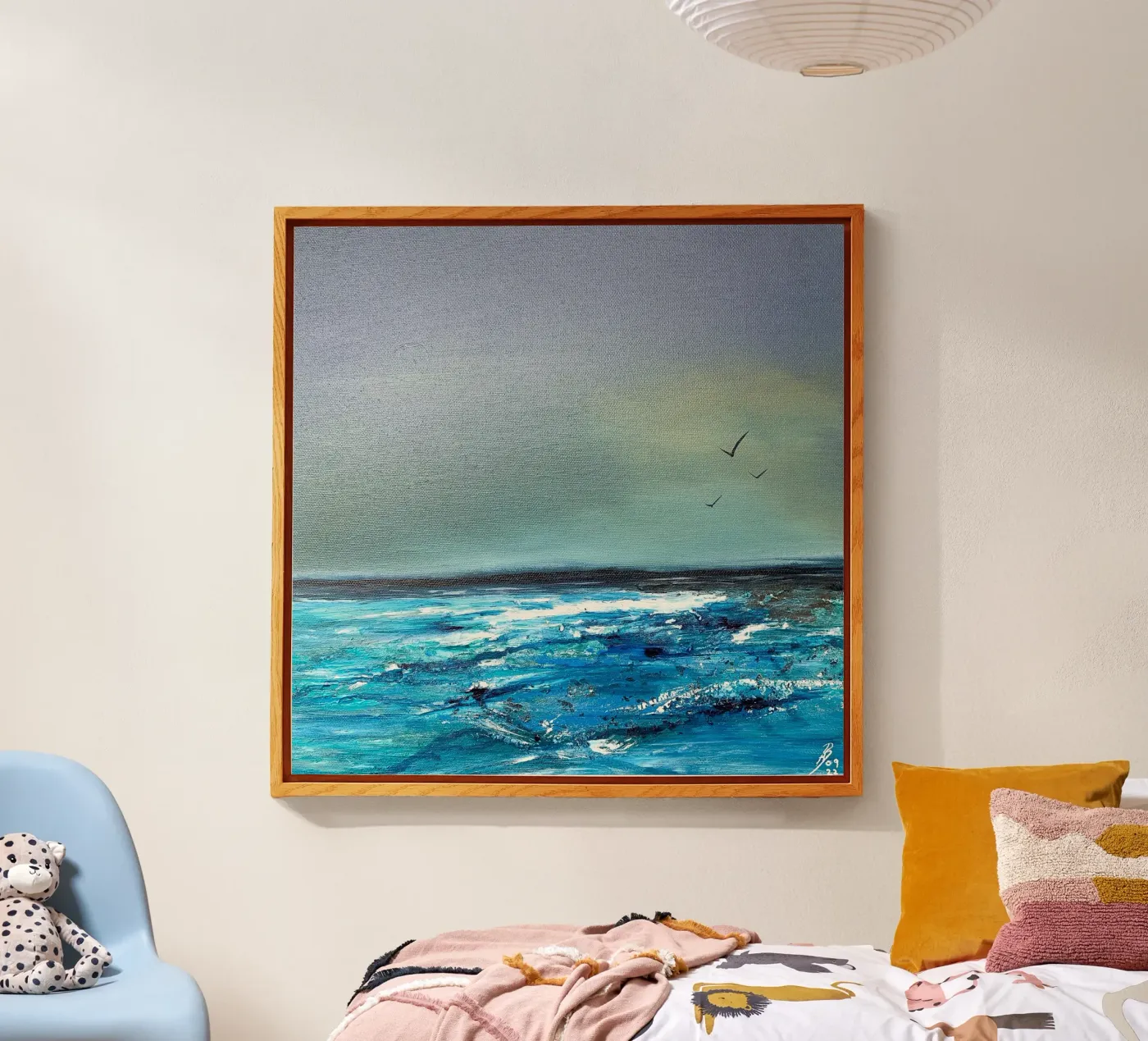 Die flache Welle acrylic glass by Alex Blaschke