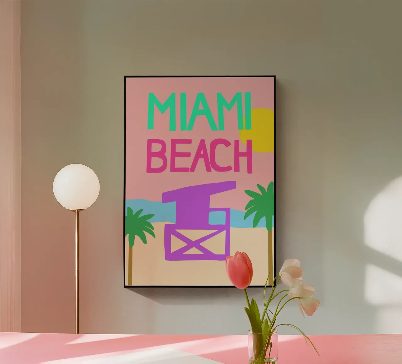 Miami Beach plexiglass da SanniBee.