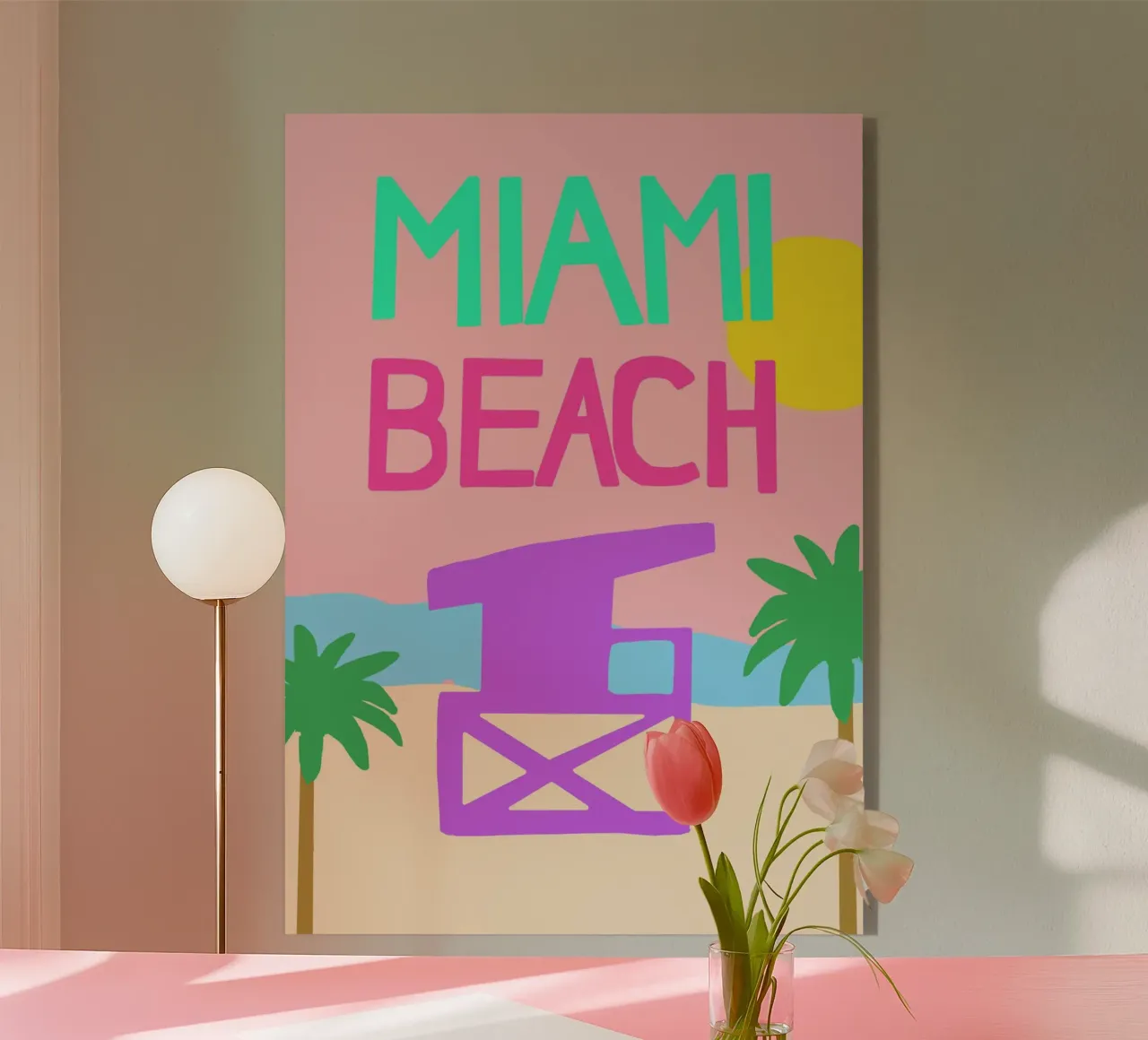 Miami Beach plexiglass da SanniBee.