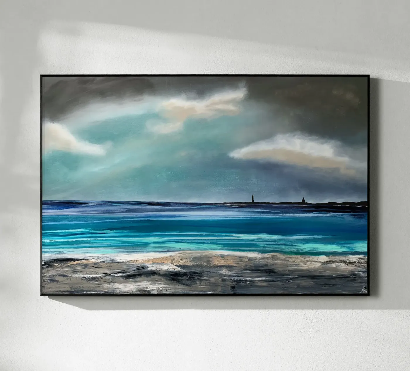 Liebe Flut acryl van Alex Blaschke