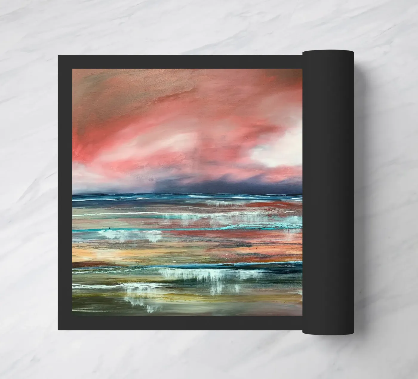 Liebe Ebbe Fußmatte von Alex Blaschke