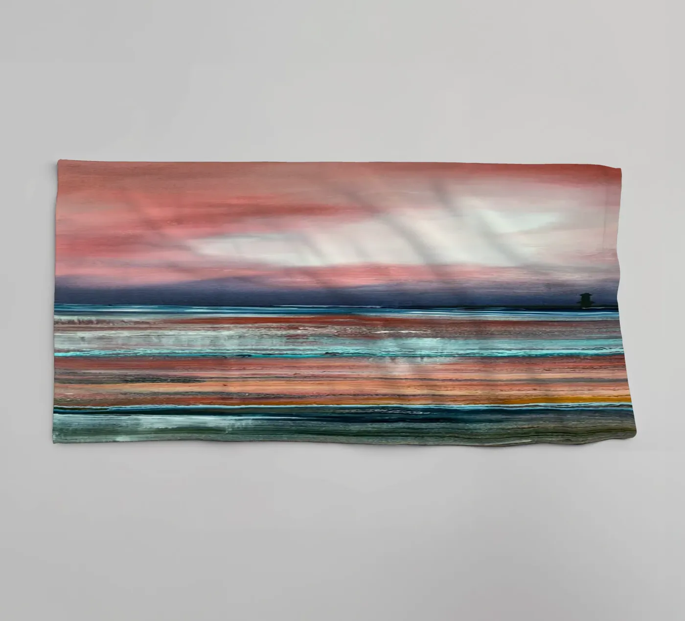 Liebe Ebbe towel by Alex Blaschke