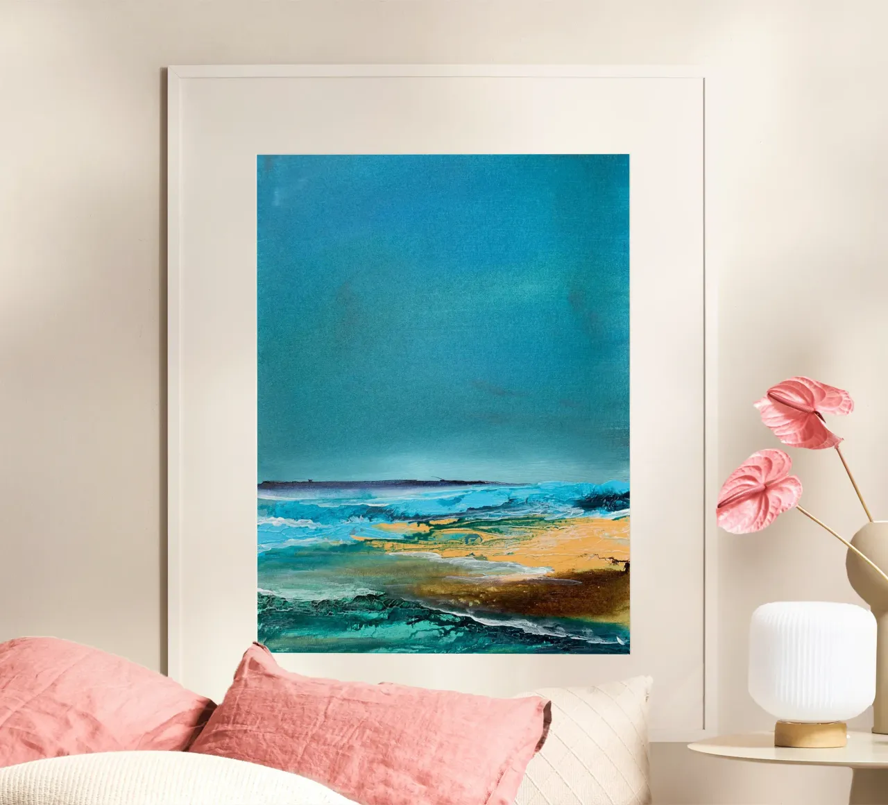 Am Strand poster da Alex Blaschke