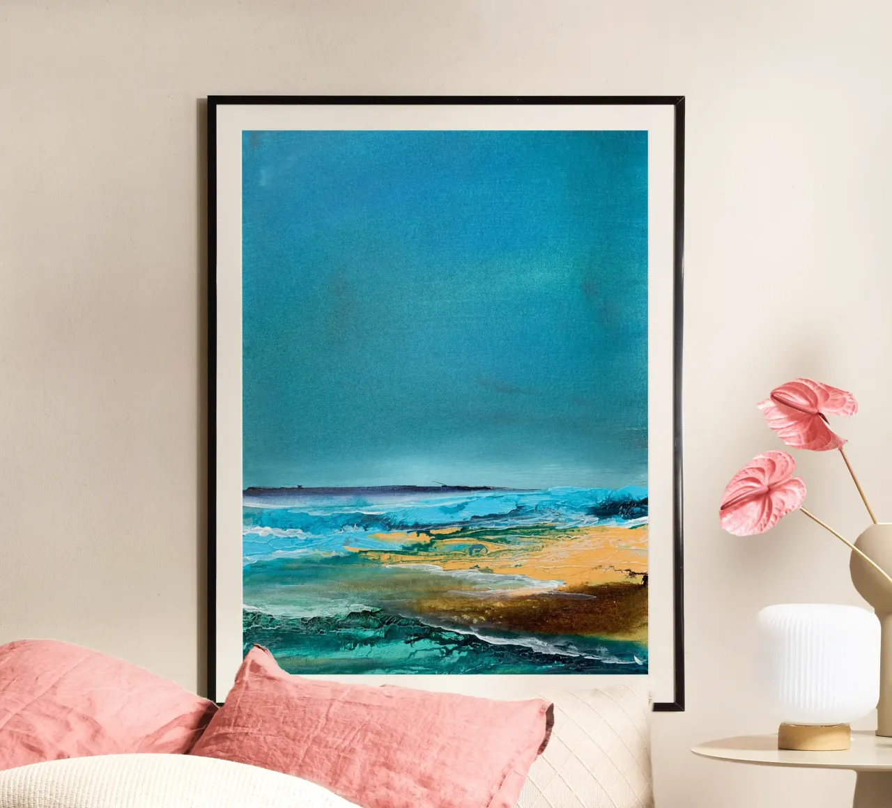 Am Strand poster da Alex Blaschke