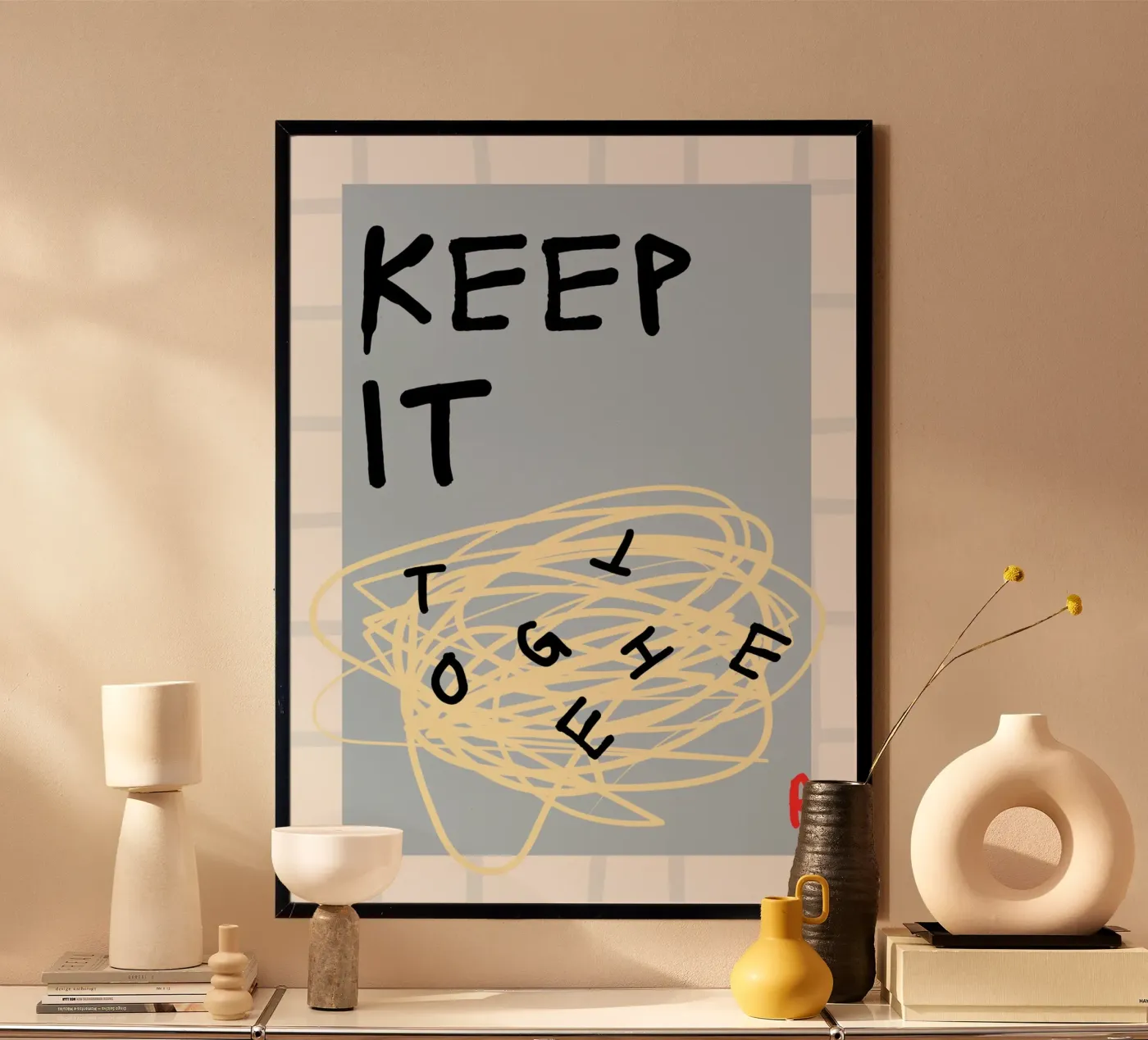 Keep it together poster van Cancel Simplicity