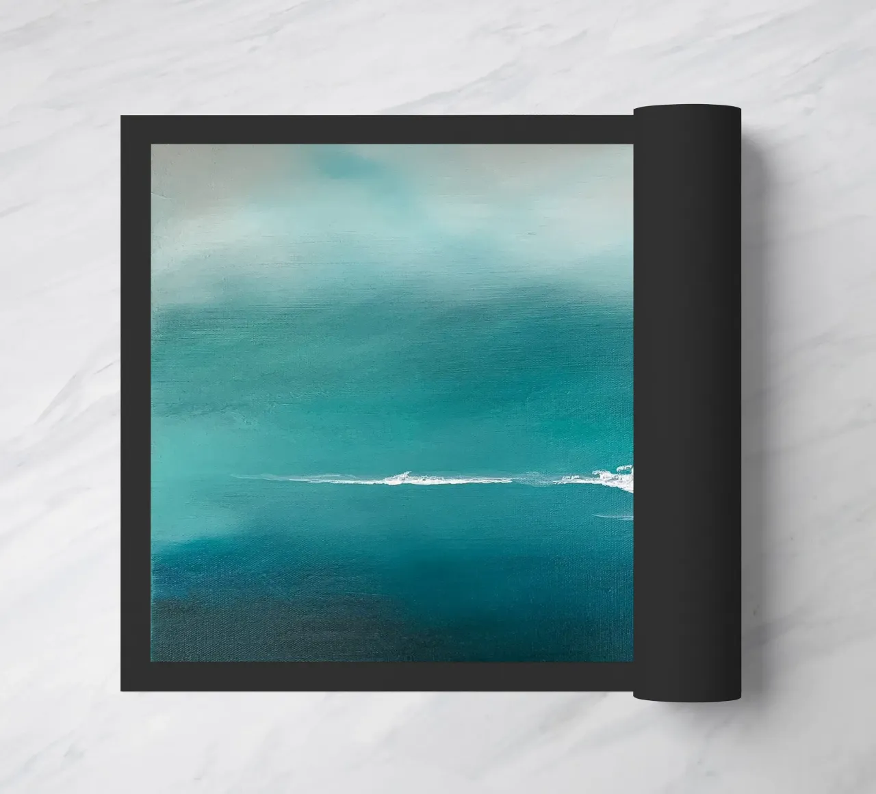 Waves like Clouds deurmat van Alex Blaschke