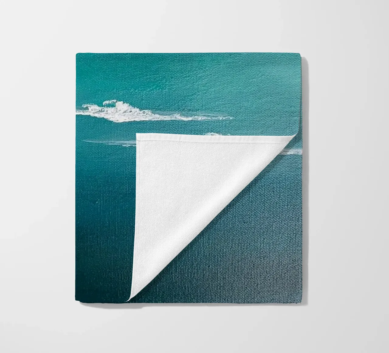 Waves like Clouds Strandtuch von Alex Blaschke