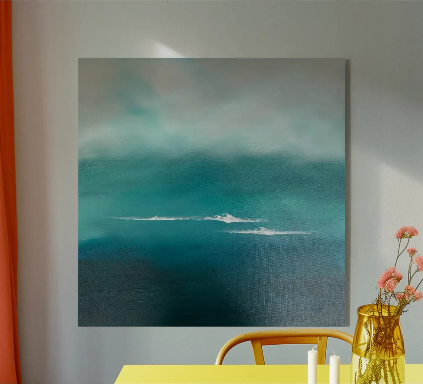 Waves like Clouds Acryl-Glas von Alex Blaschke