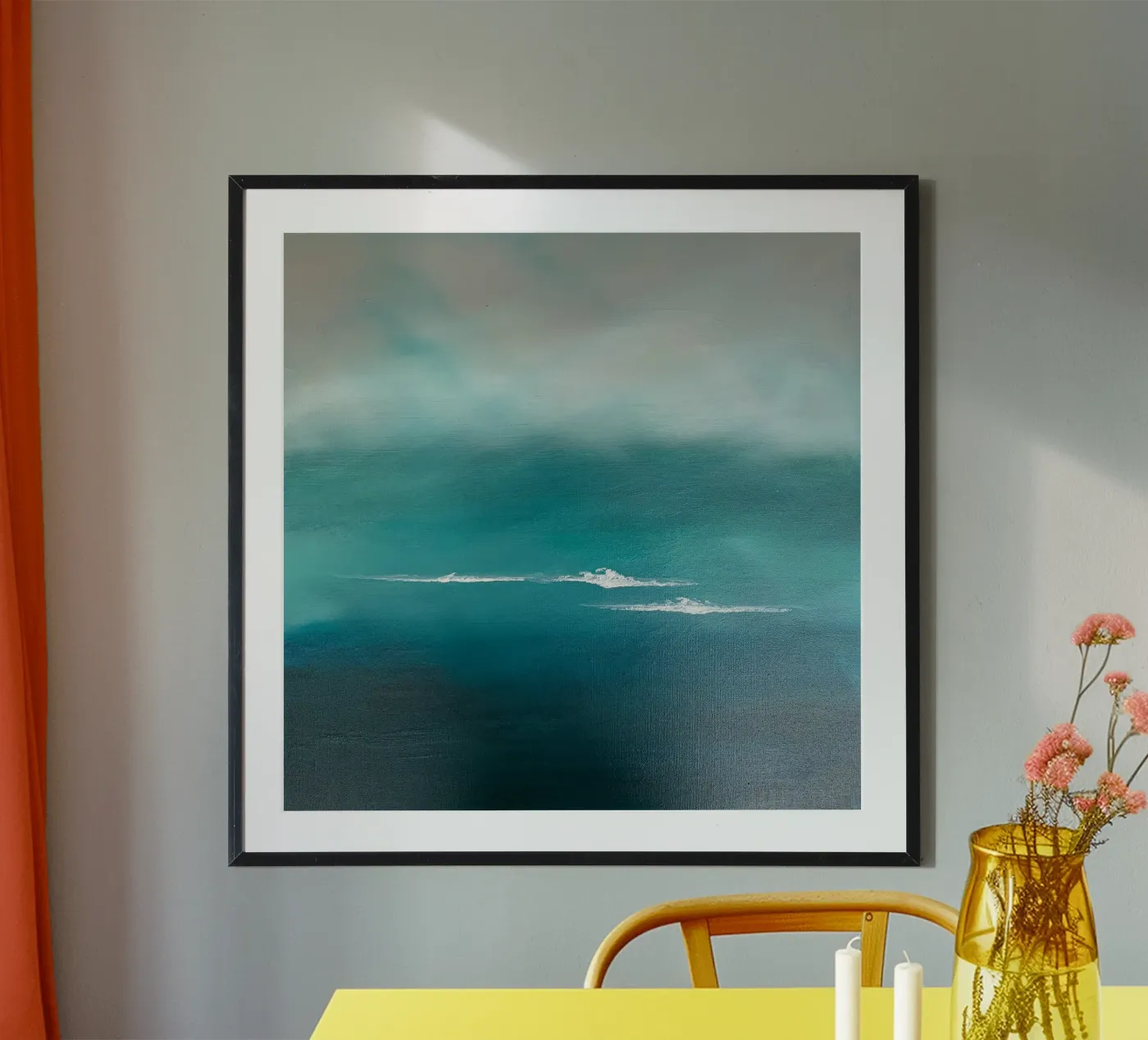 Waves like Clouds poster by Alex Blaschke