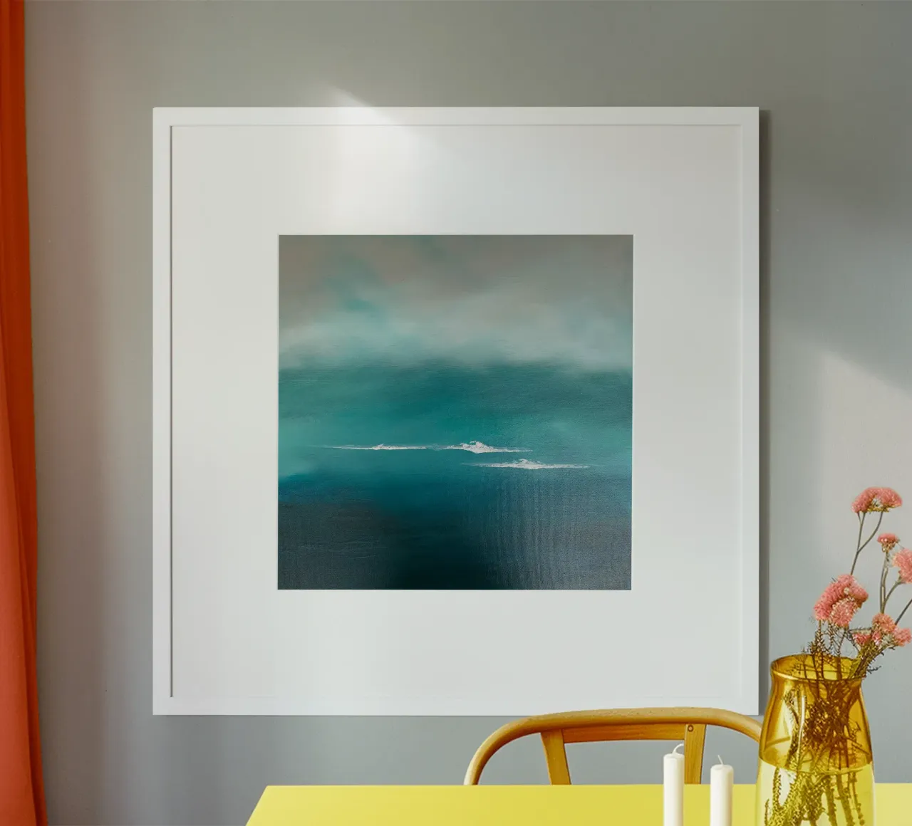 Waves like Clouds Poster von Alex Blaschke