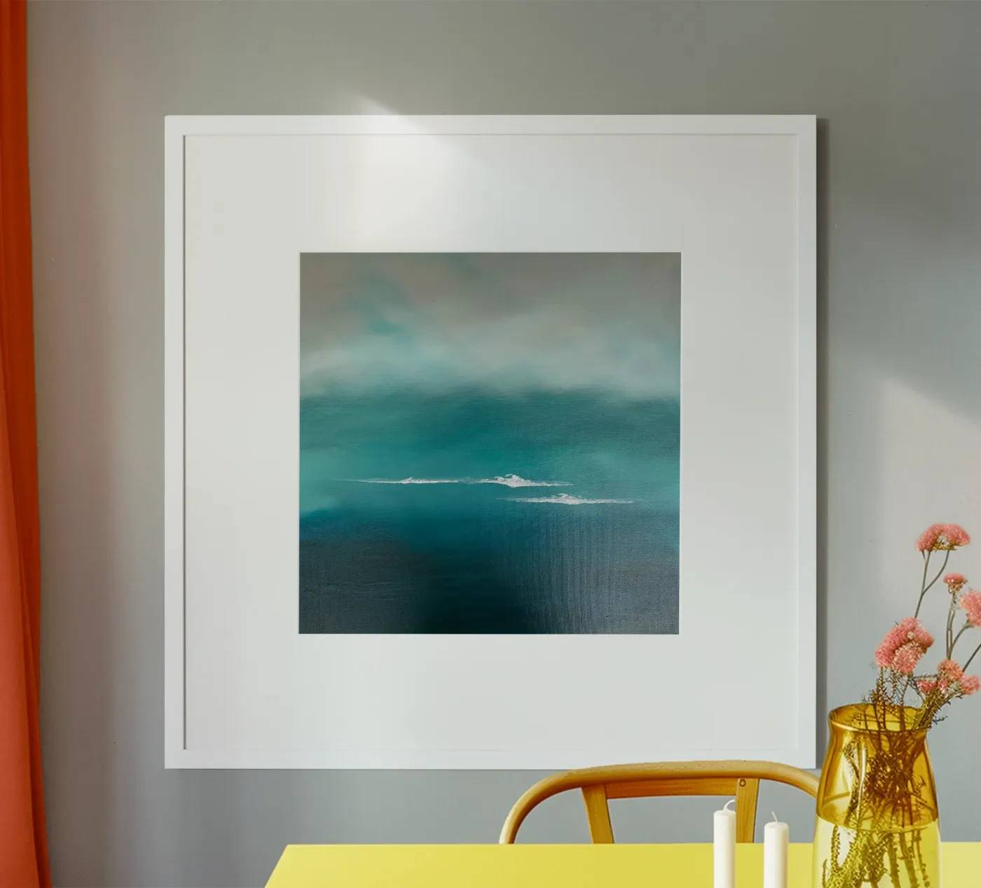 Waves like Clouds poster by Alex Blaschke