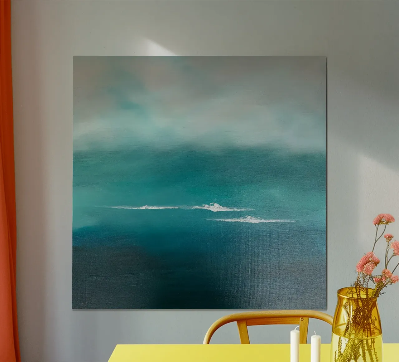 Waves like Clouds Poster von Alex Blaschke