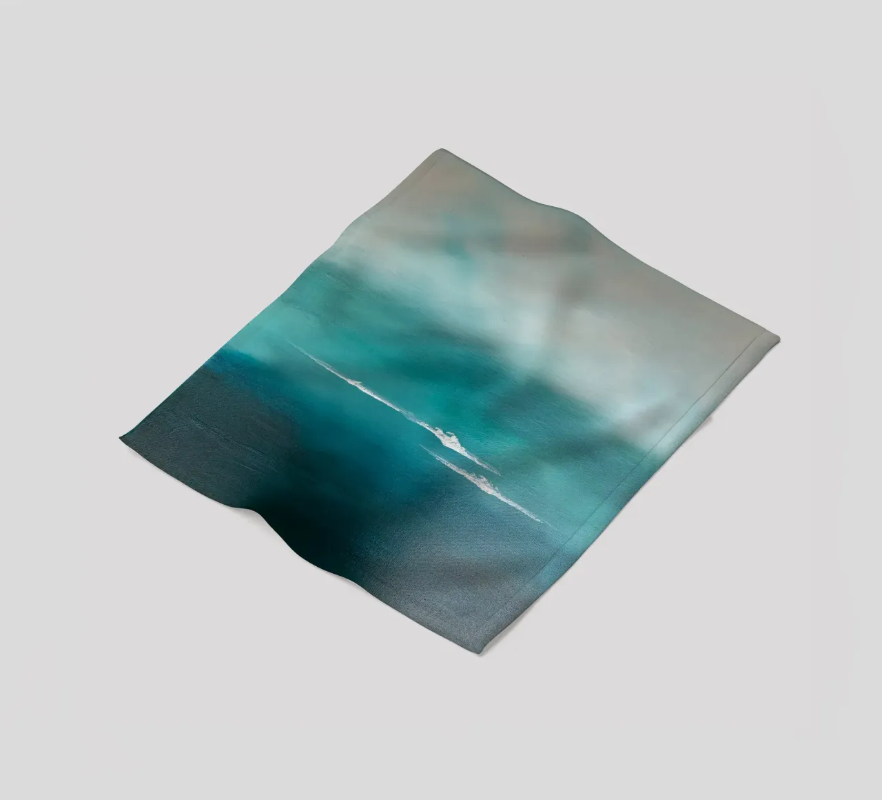 Waves like Clouds Fleecedecke von Alex Blaschke