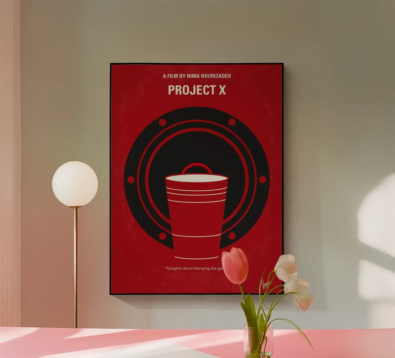 No393 My PROJECT X minimal movie poster plexiglas de Chungkong