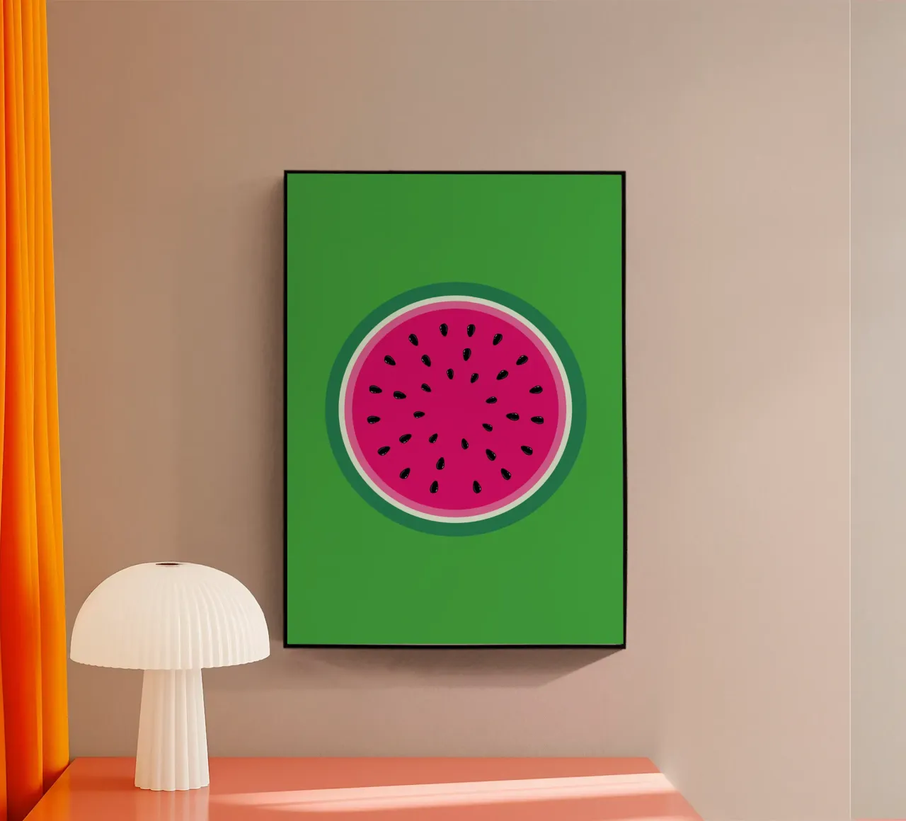 Watermelon plexiglass da by elle arts moments