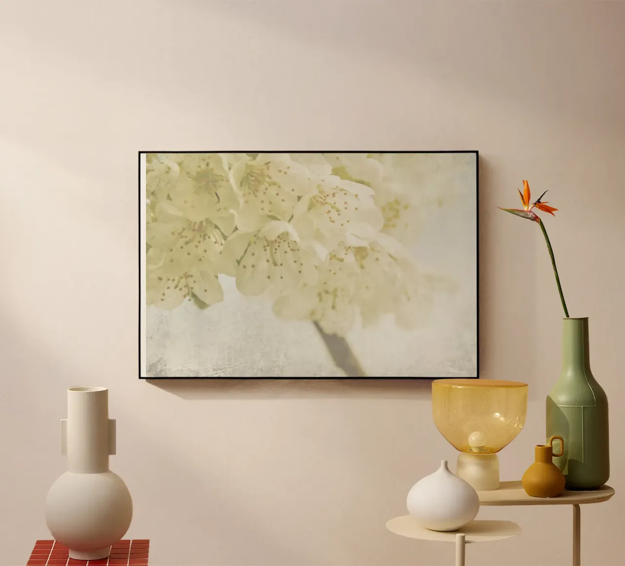 Kirschblüten plexiglass da Visuelle Poesie am Wegesrand