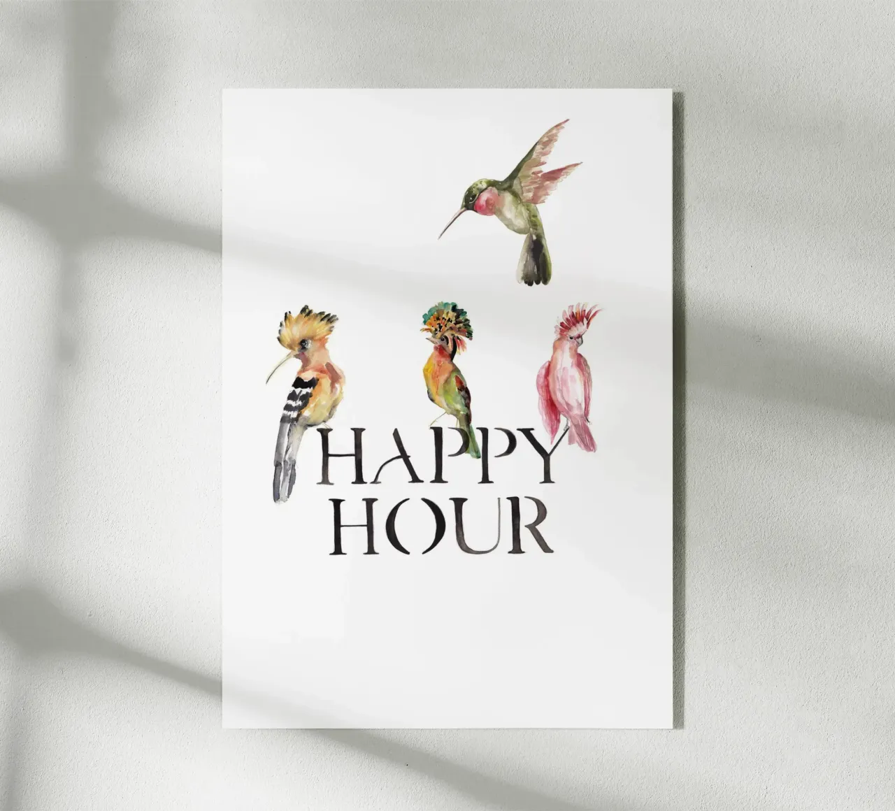 Happy Hour Every Hour plexiglass da Victoria Verbaan