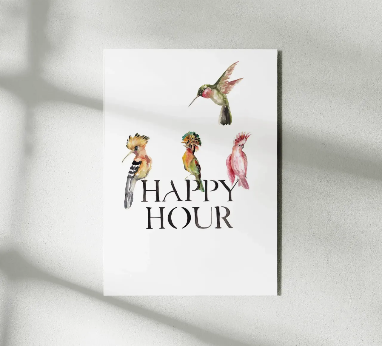 Happy Hour Every Hour alluminio dibond da Victoria Verbaan