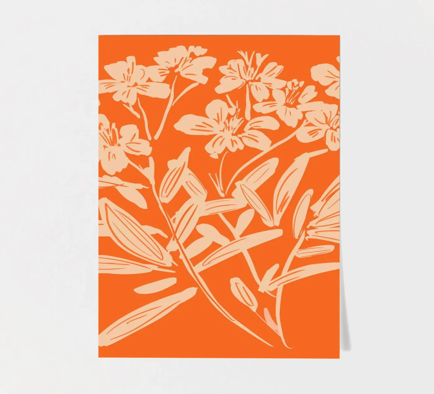 Orange Bloom sticker sheet by ThingDesign