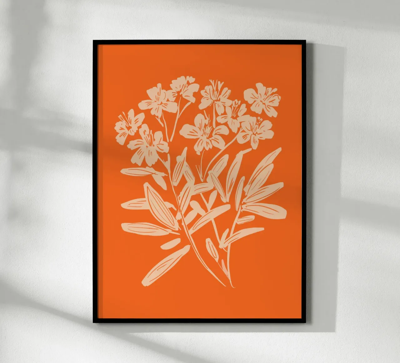 Orange Bloom poster by ThingDesign