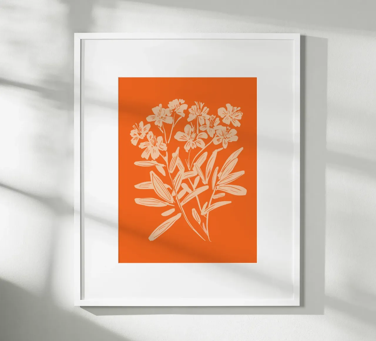 Orange Bloom poster by ThingDesign