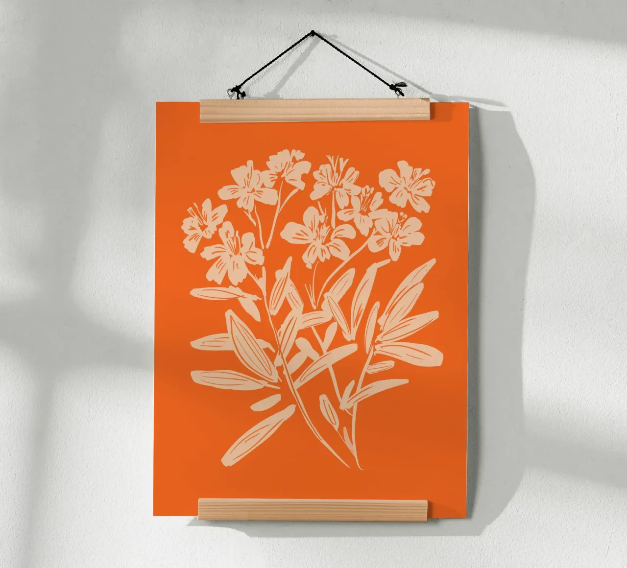 Orange Bloom poster by ThingDesign