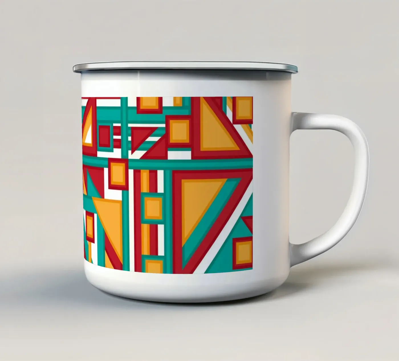 Wait enamel mug by shellybremmer