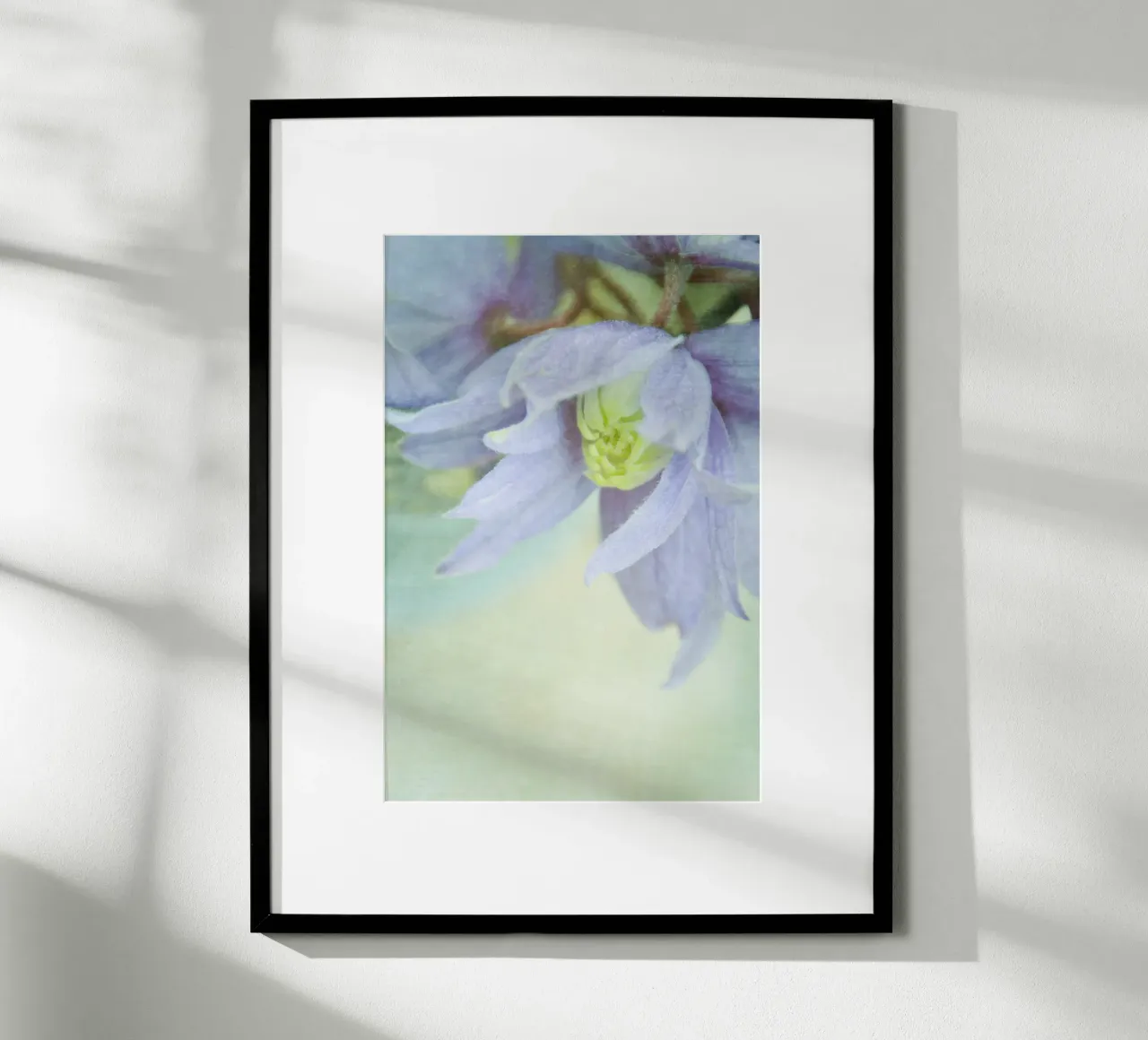 blue dancer poster van Visuelle Poesie am Wegesrand