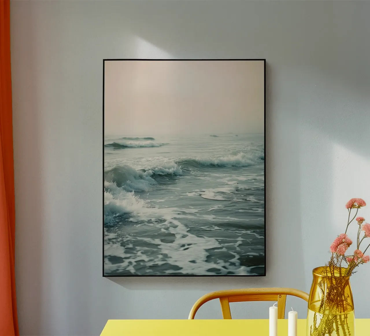 Serene Ocean Waves plexiglass da Vela Luna