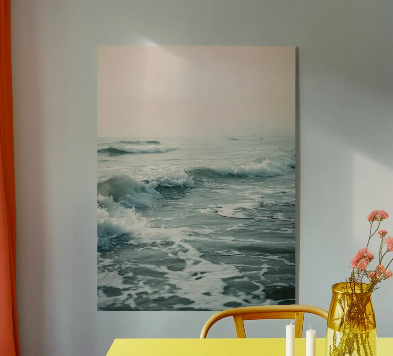 Serene Ocean Waves plexiglass da Vela Luna